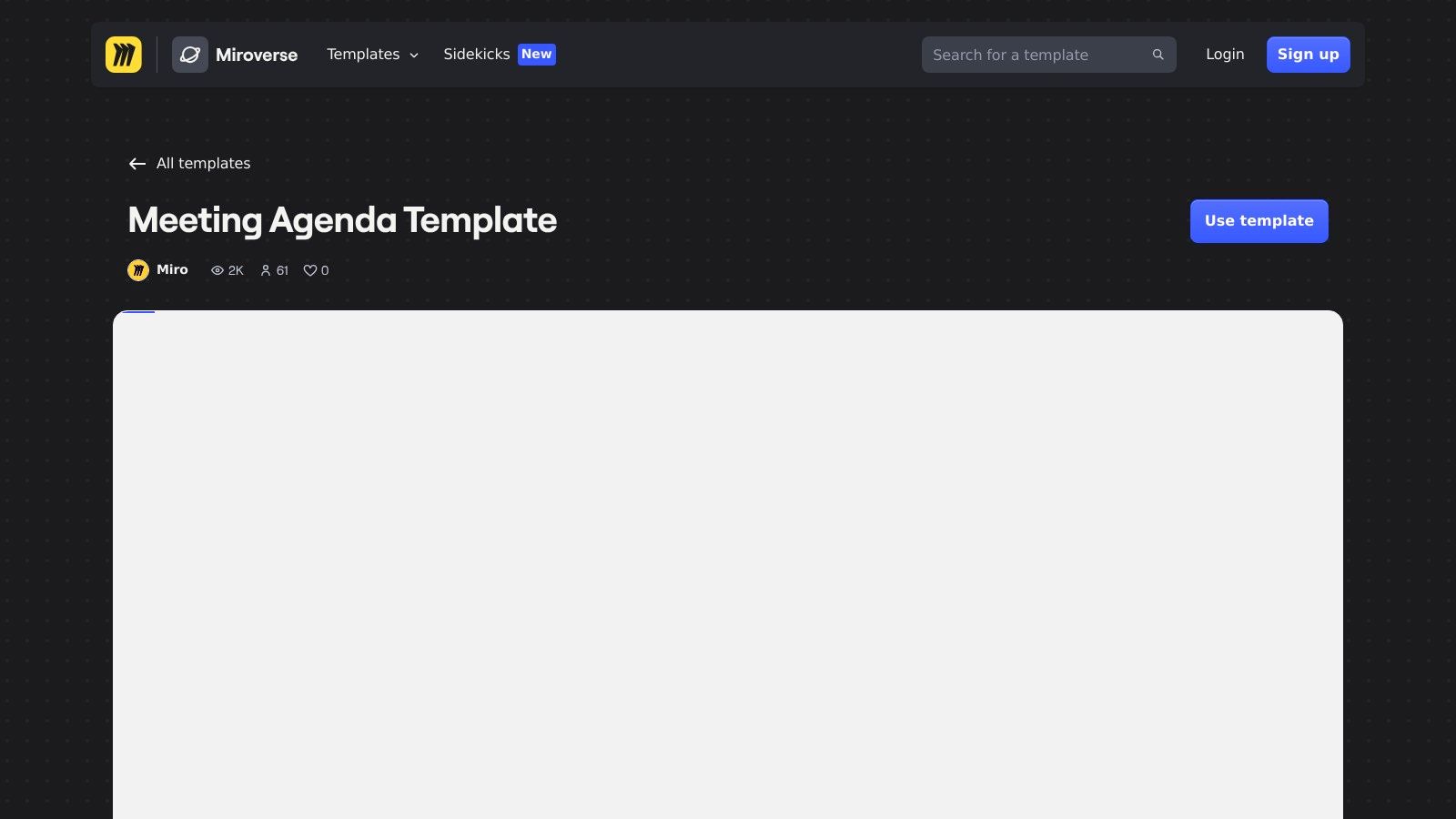 Miro Templates