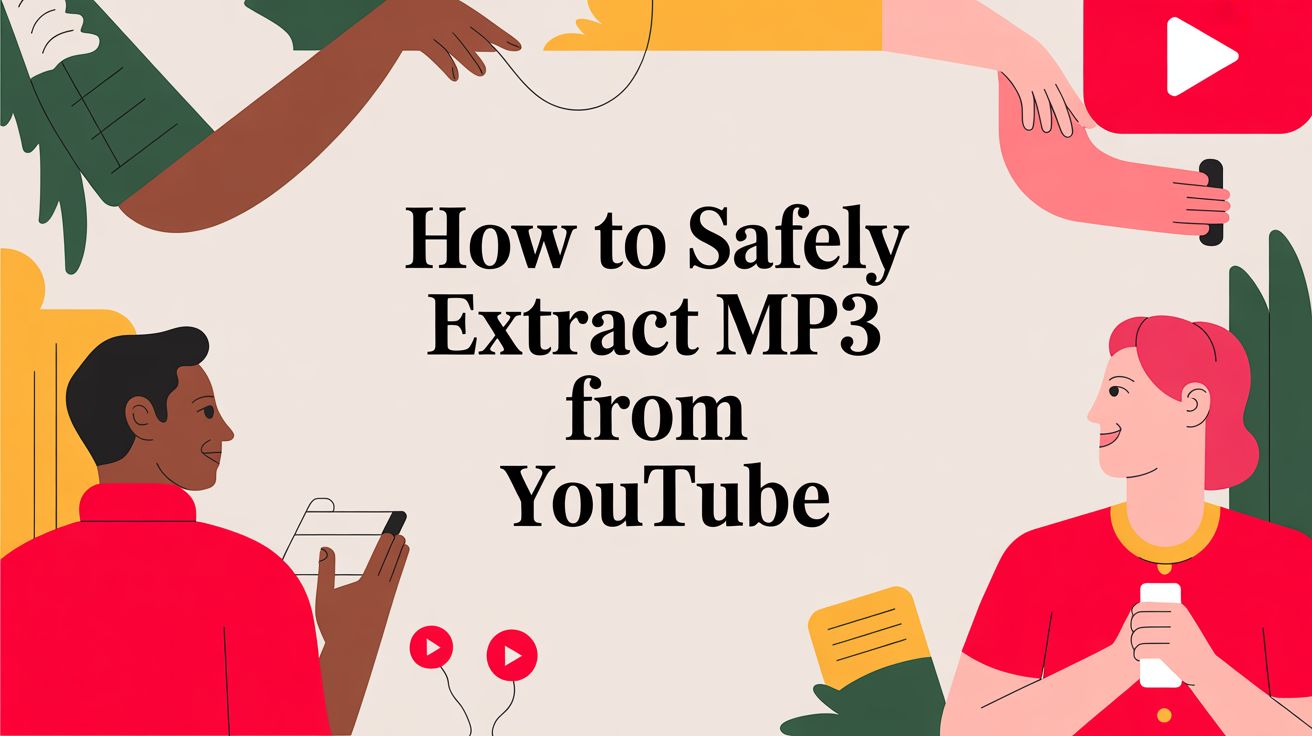 How to Safely Extract MP3 From Youtube — illustration