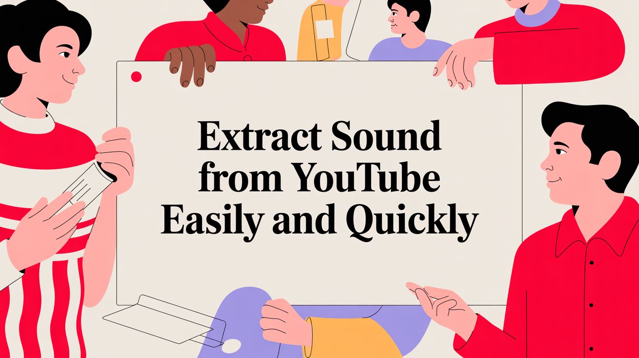 Extract Sound From Youtube Easily and Quickly — illustration